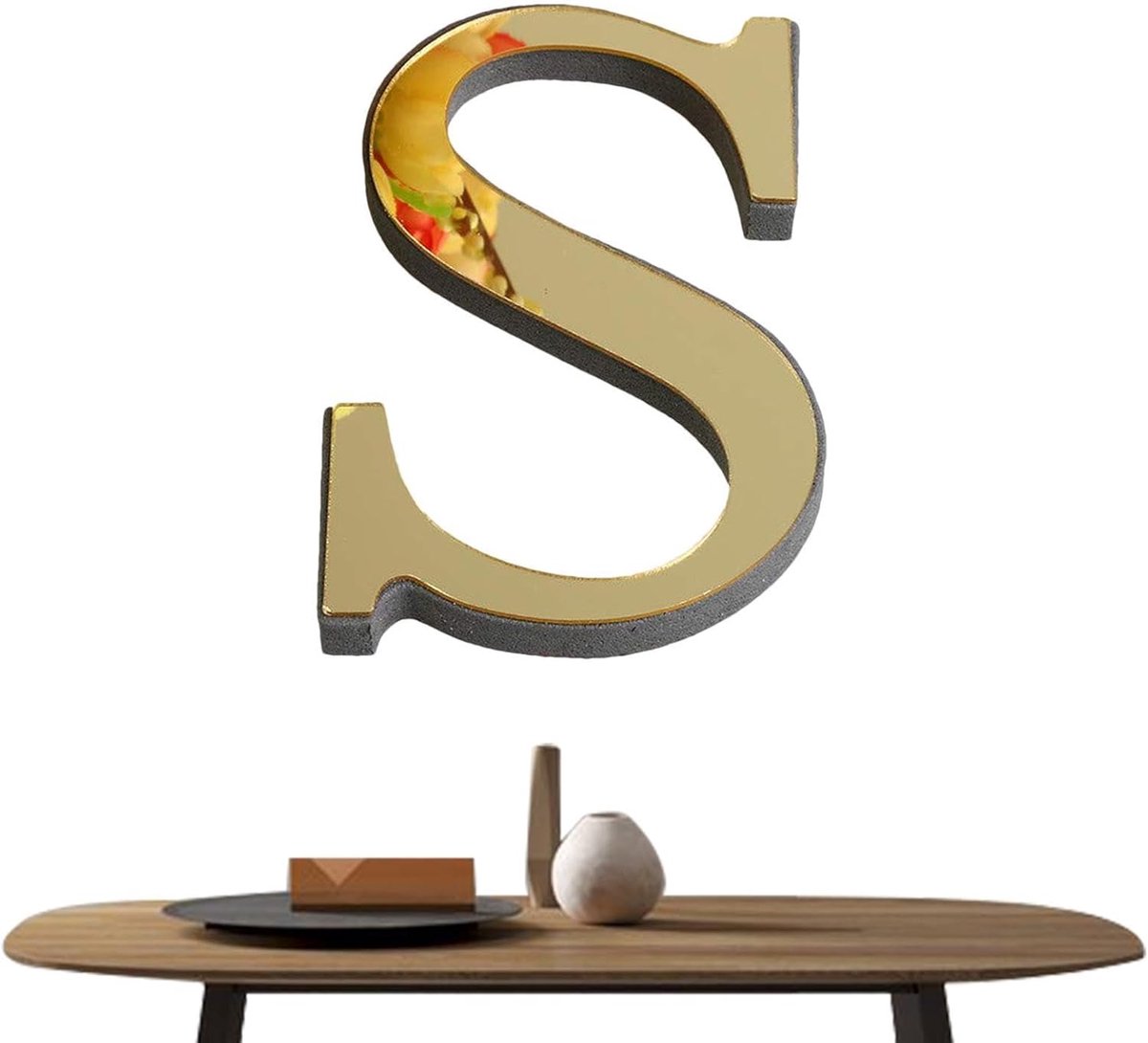3D Wanddecoratie - Spiegelletters Alfabet - Muur Versieren - Acryl Spiegel Effect - 26 Let