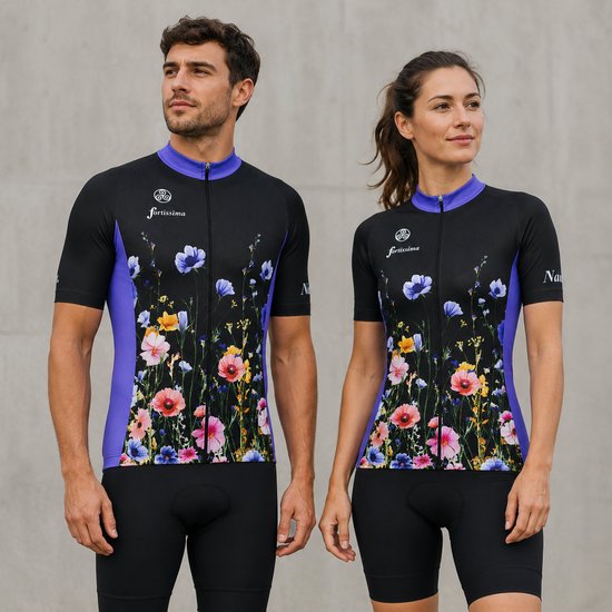 Fortissima Fietsshirt Bloemen - Heren en Dames - Korte Mouw - Maat XXL — afbeelding 5