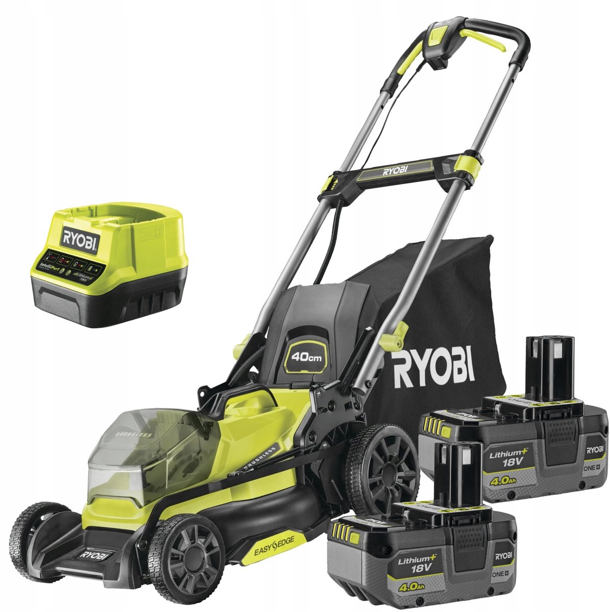 Ryobi ONE+ Serie - Accu Grasmaaier - 40cm - 18V - 2x4Ah