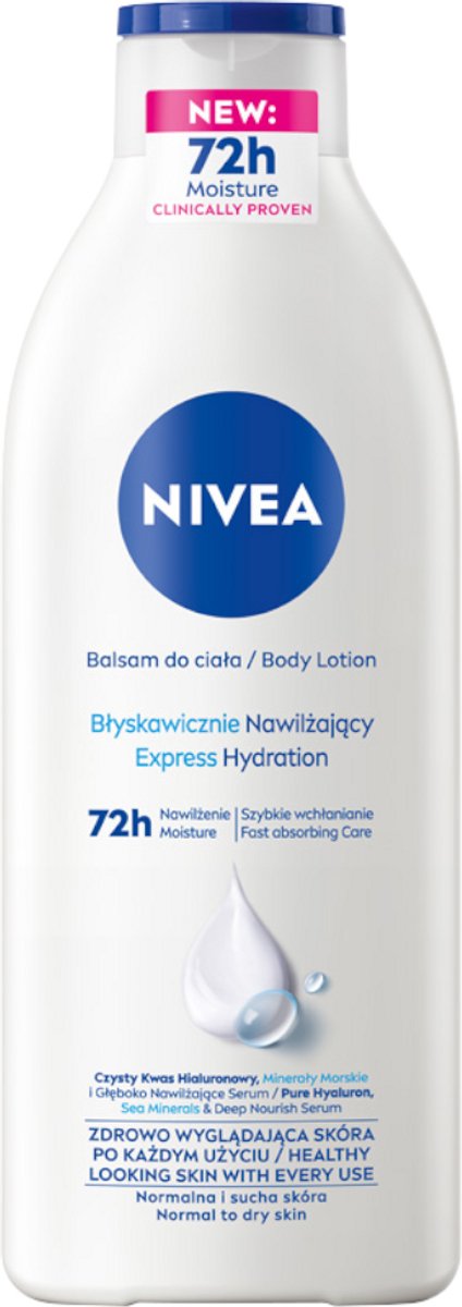 NIVEA Błyskawicznie Serie - Snel Hydraterende Bodylotion - 400 ml - Mineraalverrijkt