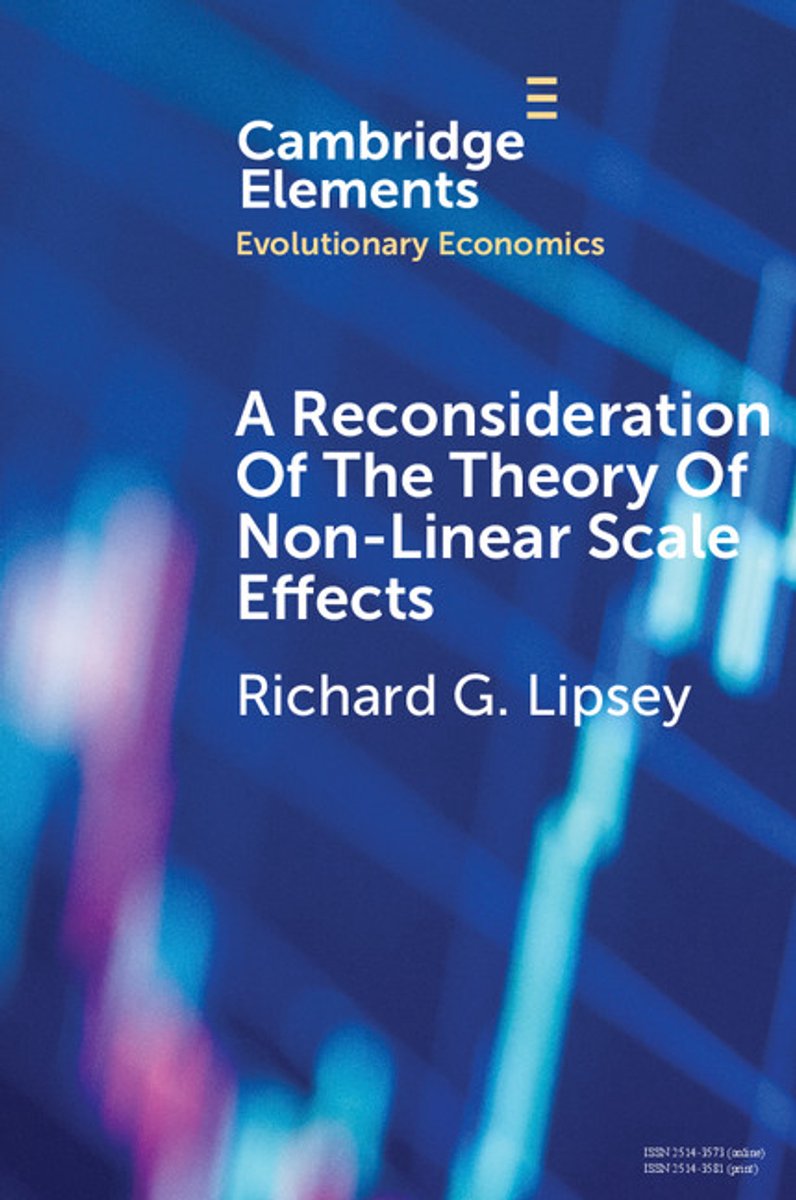Elements In Evolutionary Economics-A Reconsideration Of The Theory Of Non-Linear Scale Effects