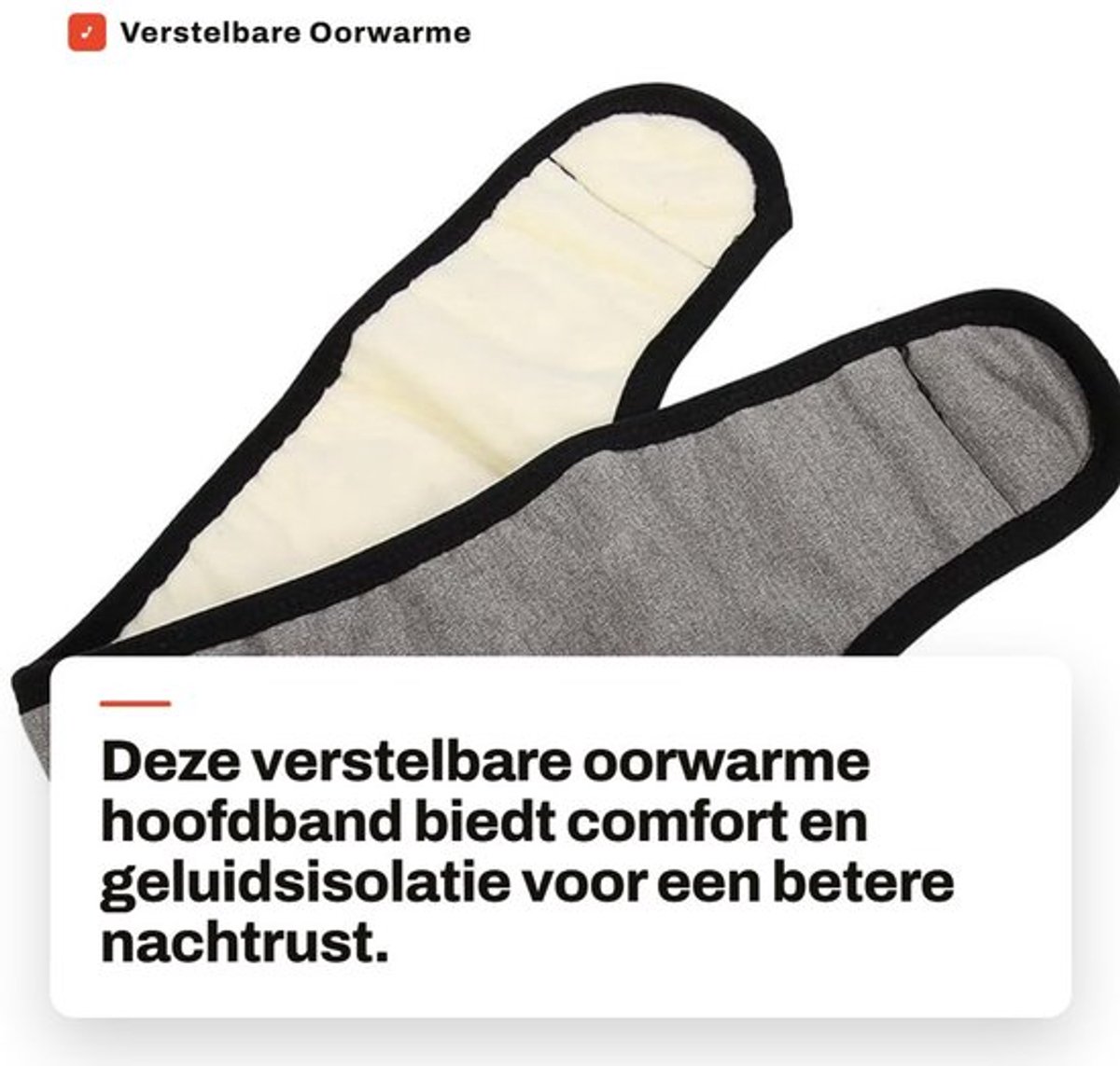 Slaapoorbeschermer Geluiddicht - Verstelbare Oorwarmer - Oorwarmers Dames/Heren - Ruisonderdrukking - Comfortabel - Geschikt voor Slaap