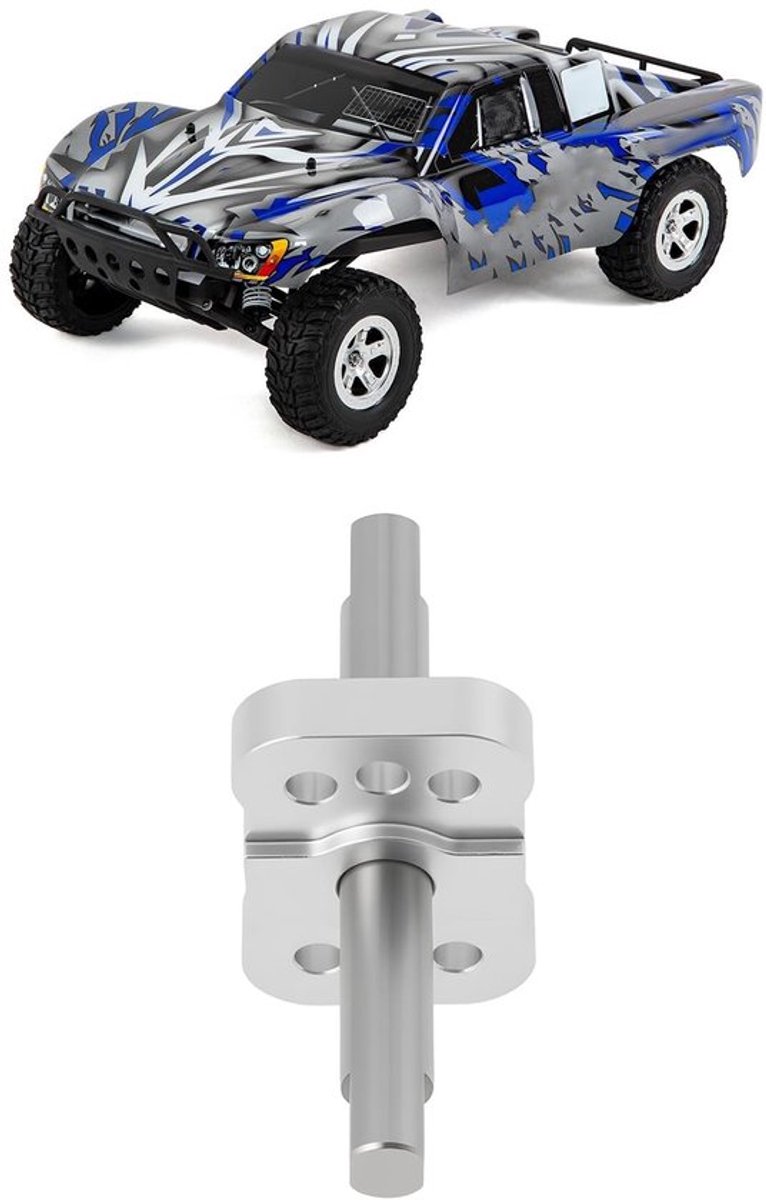Truck Lock - Korte As - Compatibel met Tra-xxas Slash 2WD/Rustler - Modelbouw Auto - Metaal - Schokbestendig - Modelauto