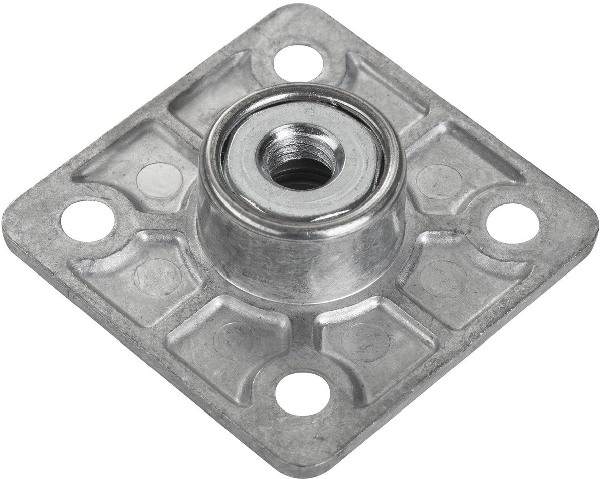 2 stuks SOTECH tafelpootverbinder Kea, hoekig 47,5 x 47,5 mm voor M8 schroefdraadschroef