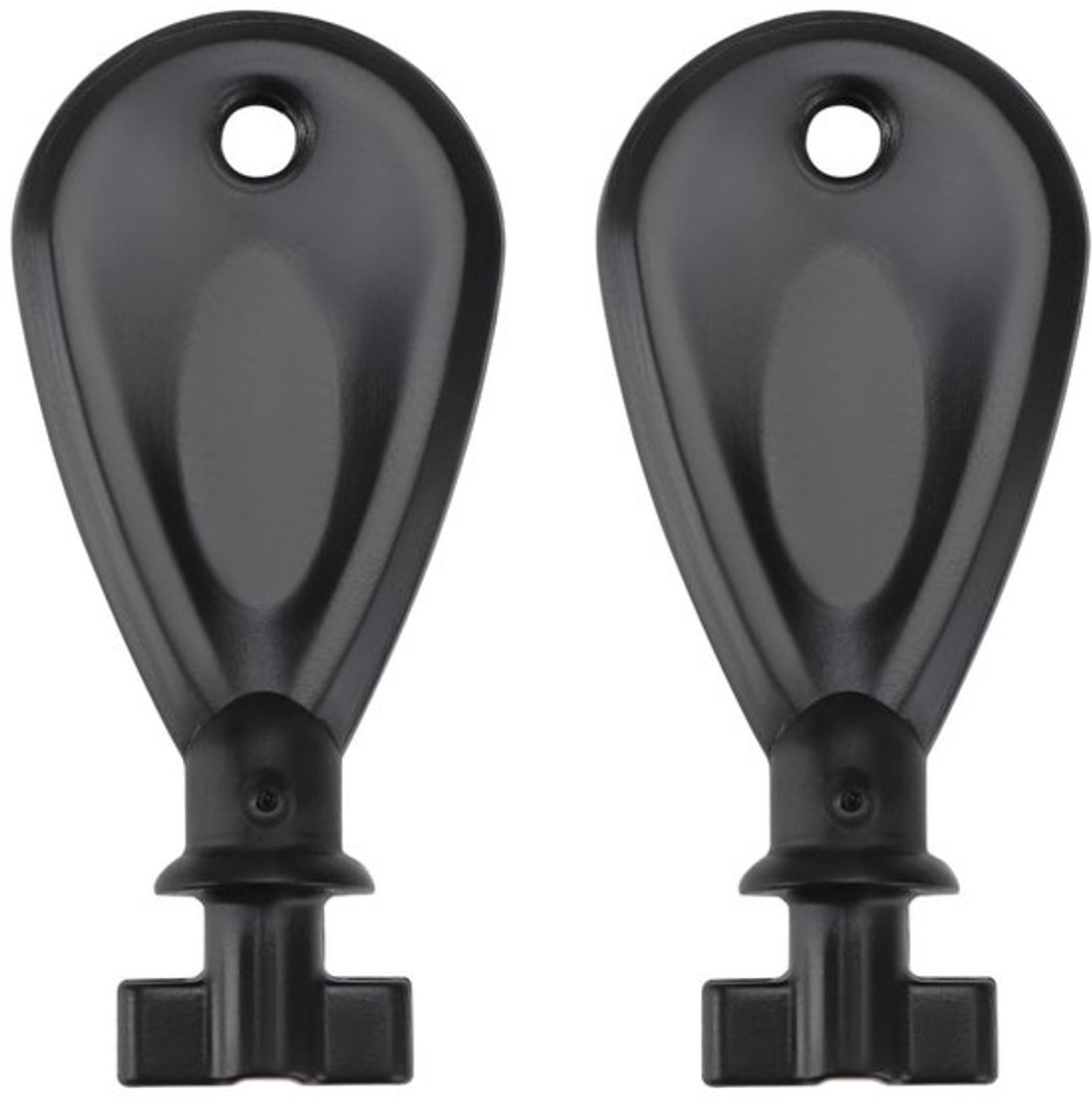 Handdoekhouder Zwart - Papieren Handdoek Dispenser - 2 Stuks - Kunststof - 53x24x15 mm - Duurzaam en Makkelijk Schoon te Maken