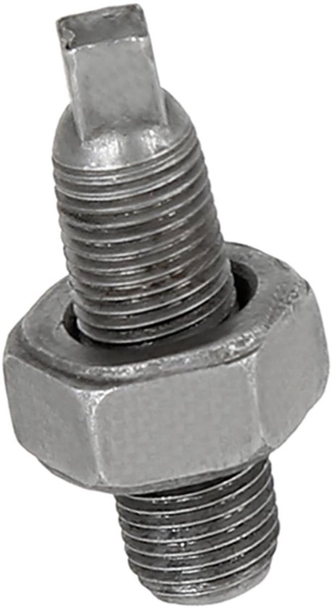Ventielinstelschroeven - Set met Moeren - Geschikt voor GY6-125 - Duurzaam Metaal - Schroeflengte 19mm - Titaniumkleuren - Motorfiets Schroeven