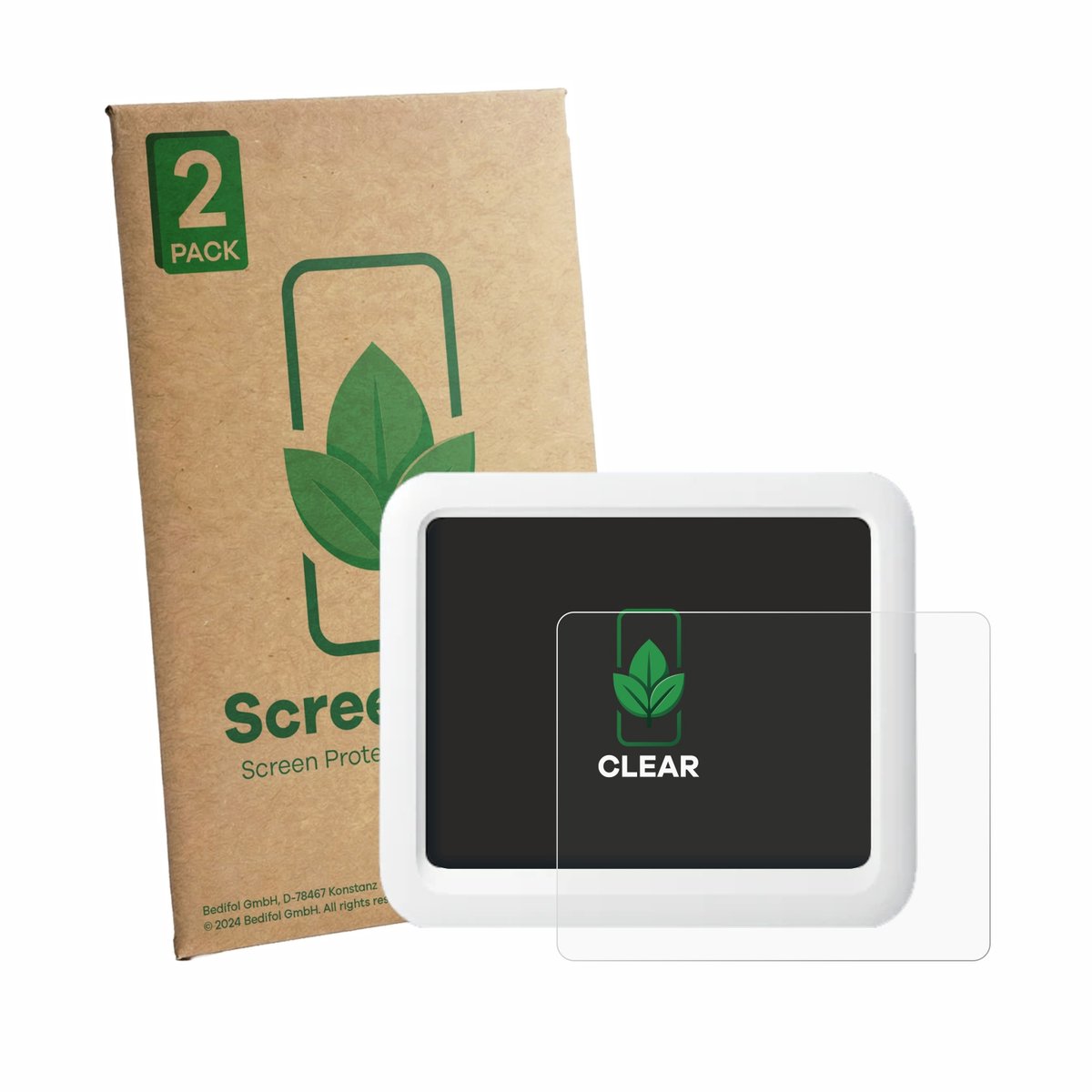 2 Stuks Screenprotector voor SwitchBot Meter Pro - Hoogwaardige Beschermfolie transparant