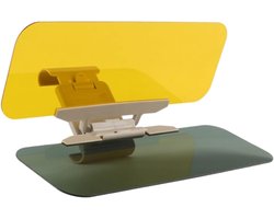 Auto Zonneklep Uitbreiding - Anti-Verblinding Vizier - Veilig Rijden - 2 in 1 HD Ontwerp - 320x140x2mm - Zwart