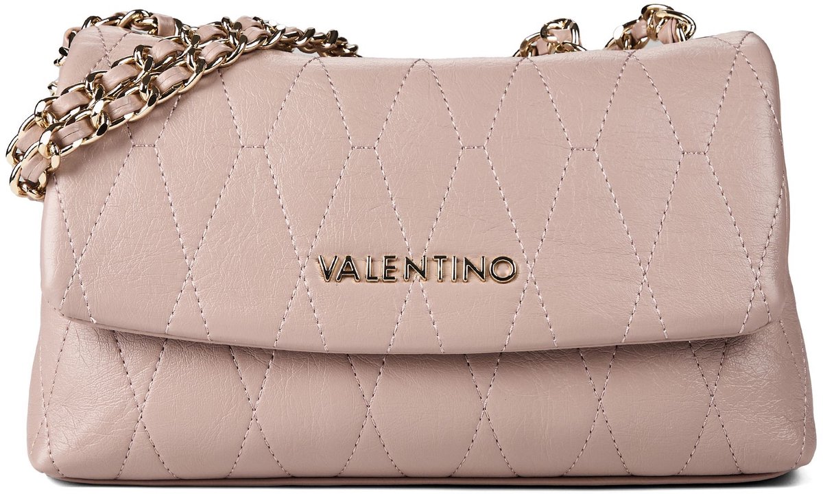 VALENTINO schoudertas Crystelle Flap Bag Nudo oud roze