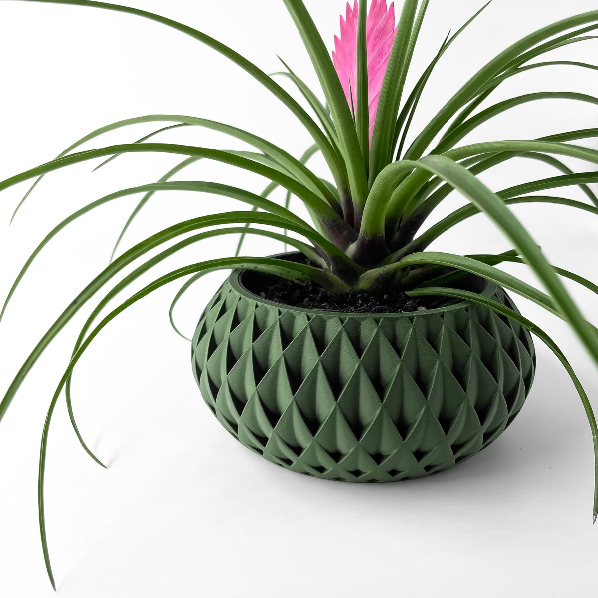 Skushy W25 Bloempot - Moderne Designpot voor Kamerplanten - Sculpturale Plantenpot voor Woonkamer en Kantoor - Premium Woondecoratie