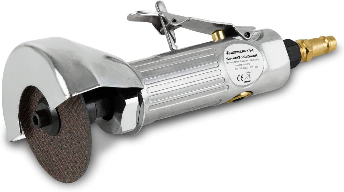 Hoekslijper 75 mm - pneumatisch - 20.000 rpm - ideaal voor staal en aluminium - SnelShoppen