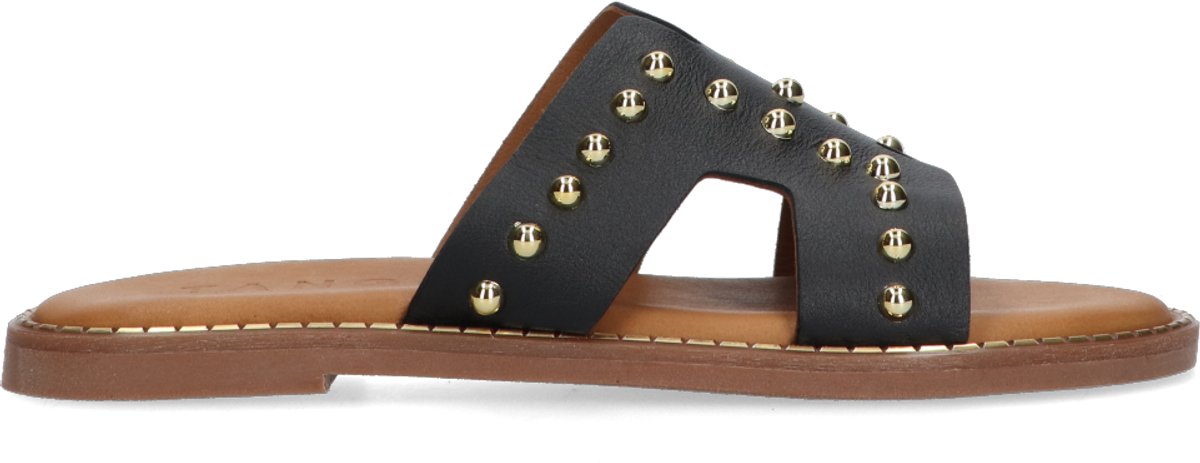 Tango audrey slippers dames zwart leer