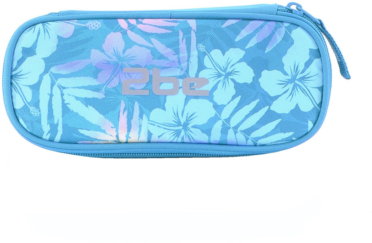 2be Etui / Pennenzak met ritssluiting - Turquoise - Turquoise