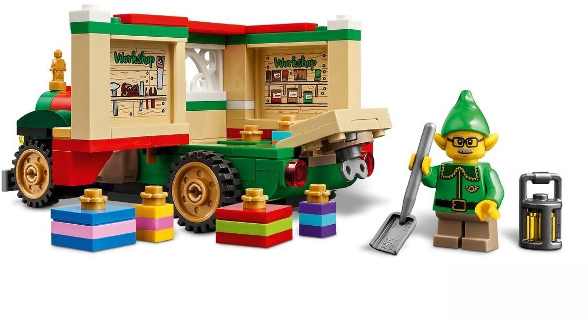 LEGO Bezorgtruck van de Kerstman Kerst Speelgoed om te Knutselen voor Kinderen 40746 — afbeelding 10