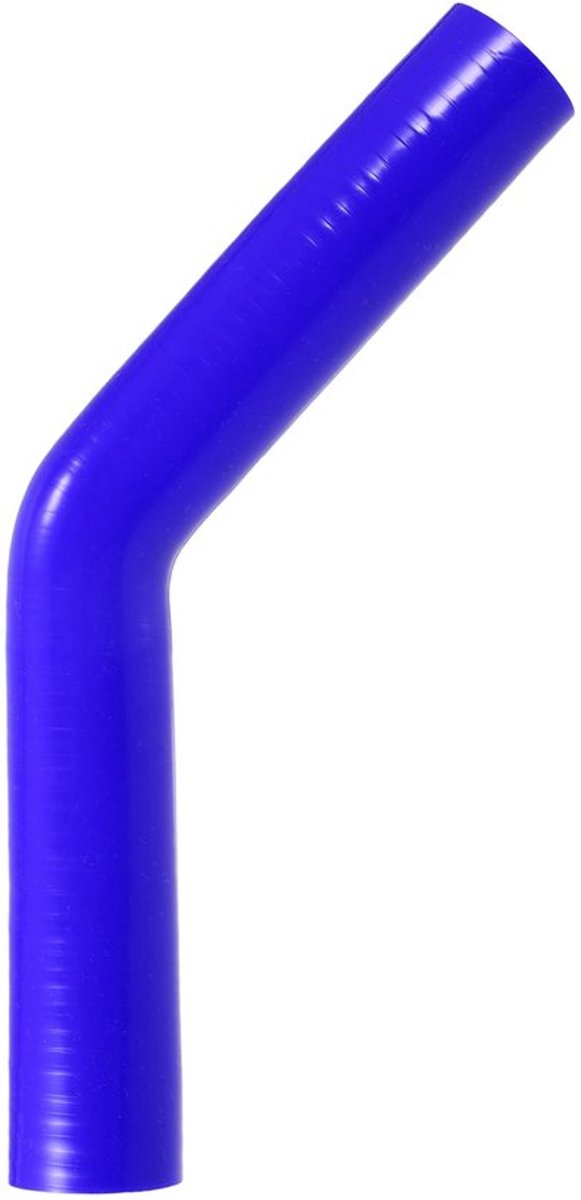 Koppelstuk Universeel 32mm - Silicone Slang - 45 Graden Bocht - Blauw - Lange Levensduur - Verbeterde Stroming - Siliconenslang