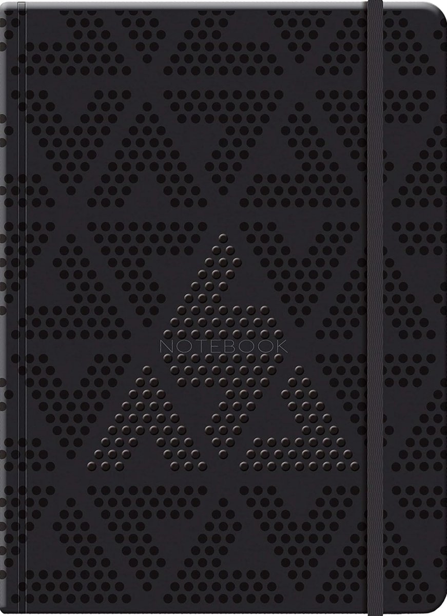Notebook A5 - hardcover - 80 gelinieerde bladeren - perfect voor notities - ShopVlot