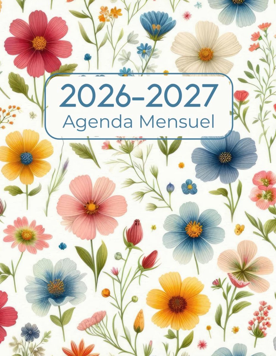 SnelShoppen - Agenda Mensuel 2026-2027 - 2 Jaar Planner van 1 januari 2026 tot 31 december 2027 - Perfect voor School, Werk en Persoonlijke Planning -
