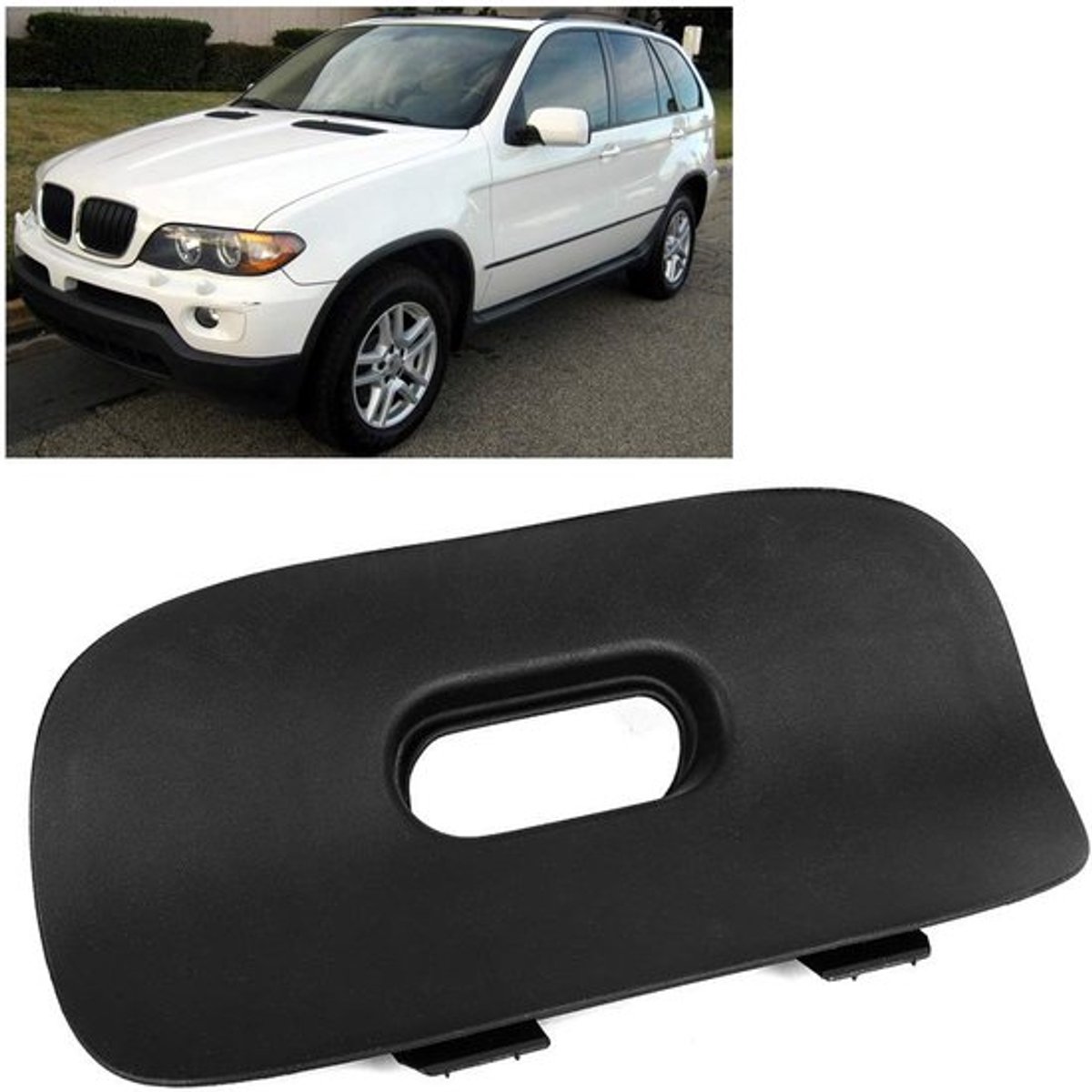 Voorbumper Vervanging - Achterbumper - Trekhaak Cover - Trim Flap - Hoogwaardig ABS - Eenvoudige Installatie - Bumper