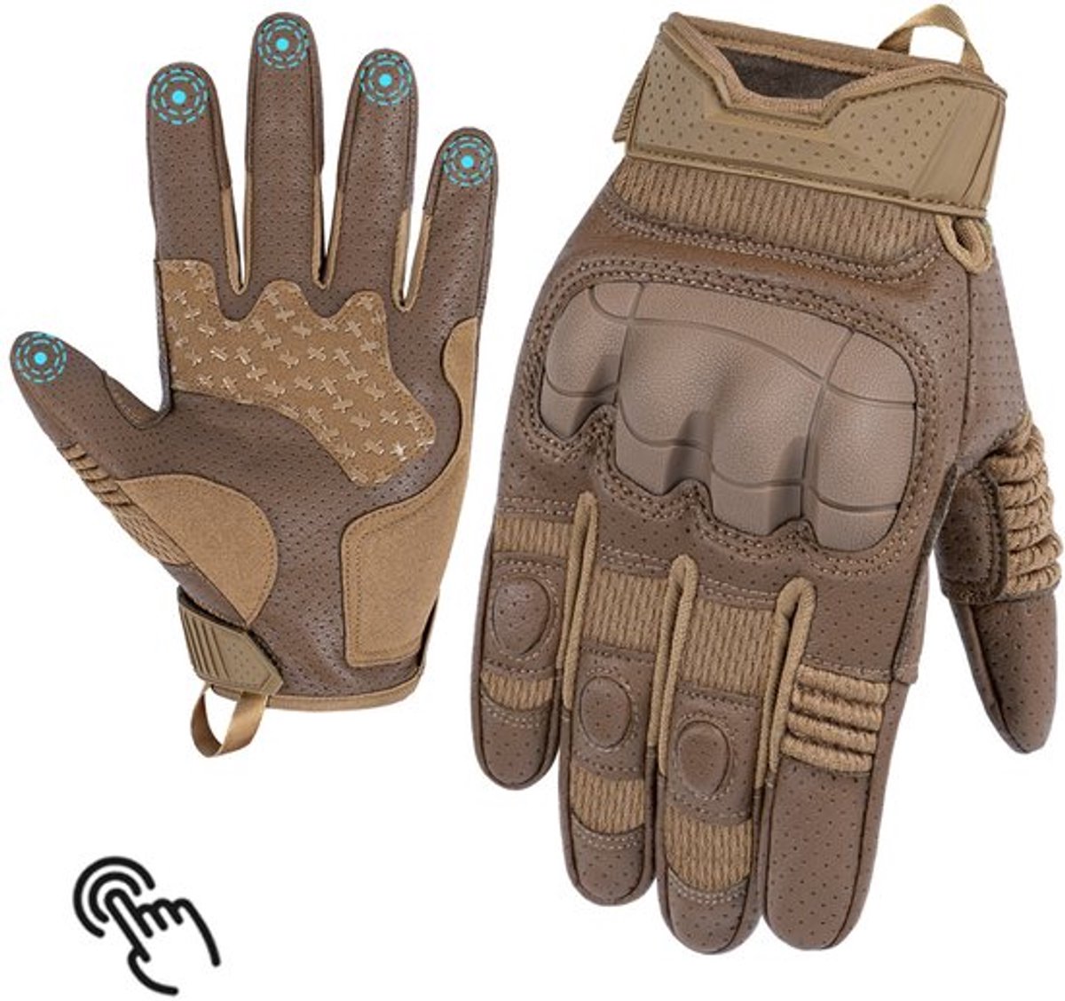 Ademende, slijtvaste, antislip en multifunctionele outdoorhandschoenen voor fietsen, bergbeklimmen en training.