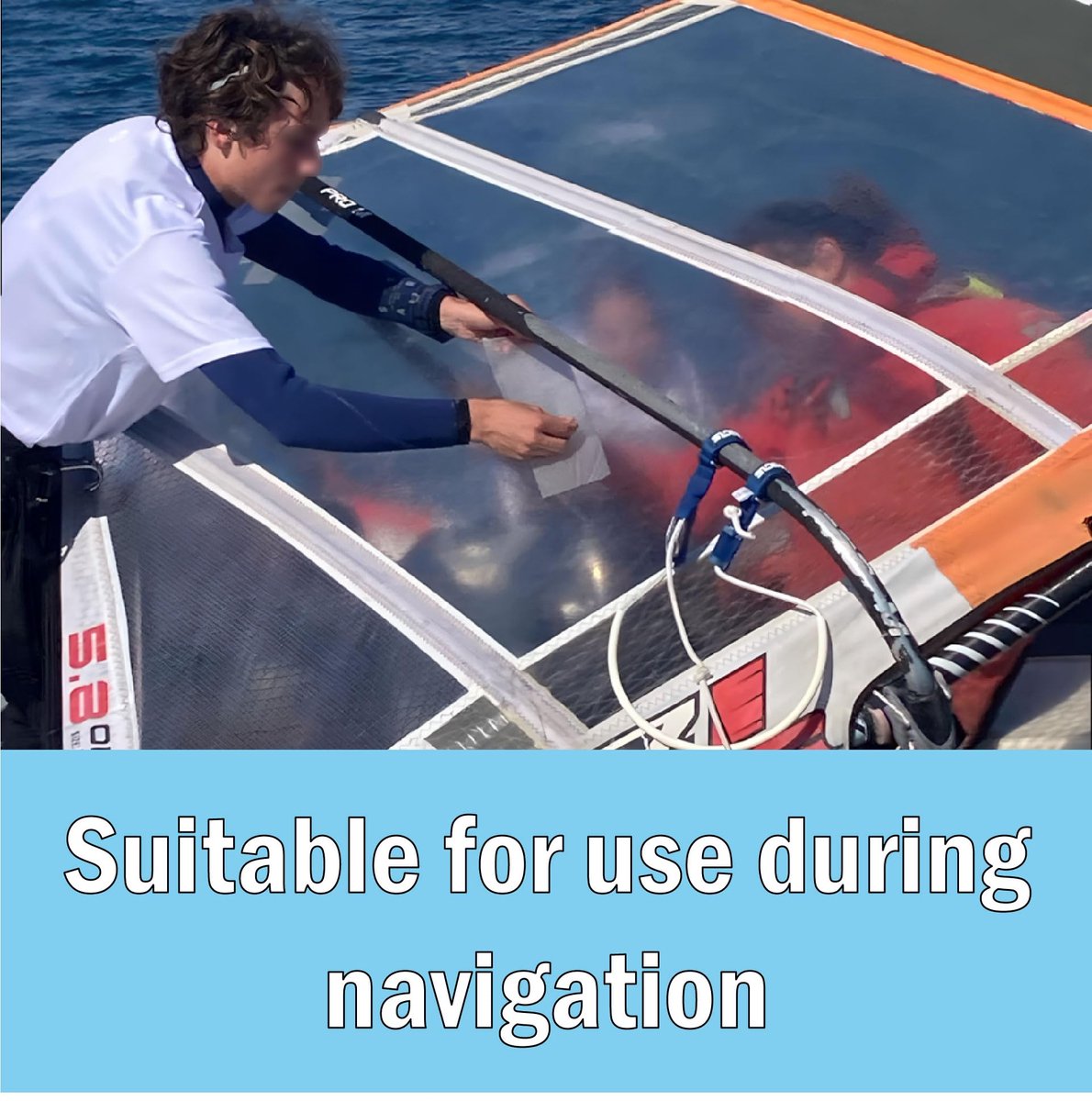 SnelShoppen - Versterkte Glasvezel Plakband voor Sportief Gebruik - Waterdichte Reparatietape voor Zeilen, Windsurfen, Kajak, Kitesurf - UV-bestendig