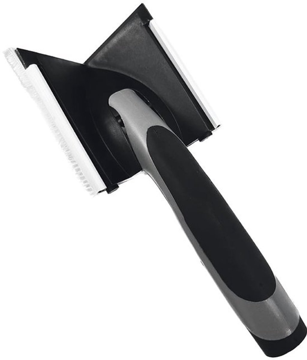 Hoekborstel Professionele Dekking - Verfdriehoekborstel - Penseel voor Randen - Schroefdraad Bevestiging - Ergonomisch Ontwerp - 6,5 cm Hoekkussen - Verfpenseel