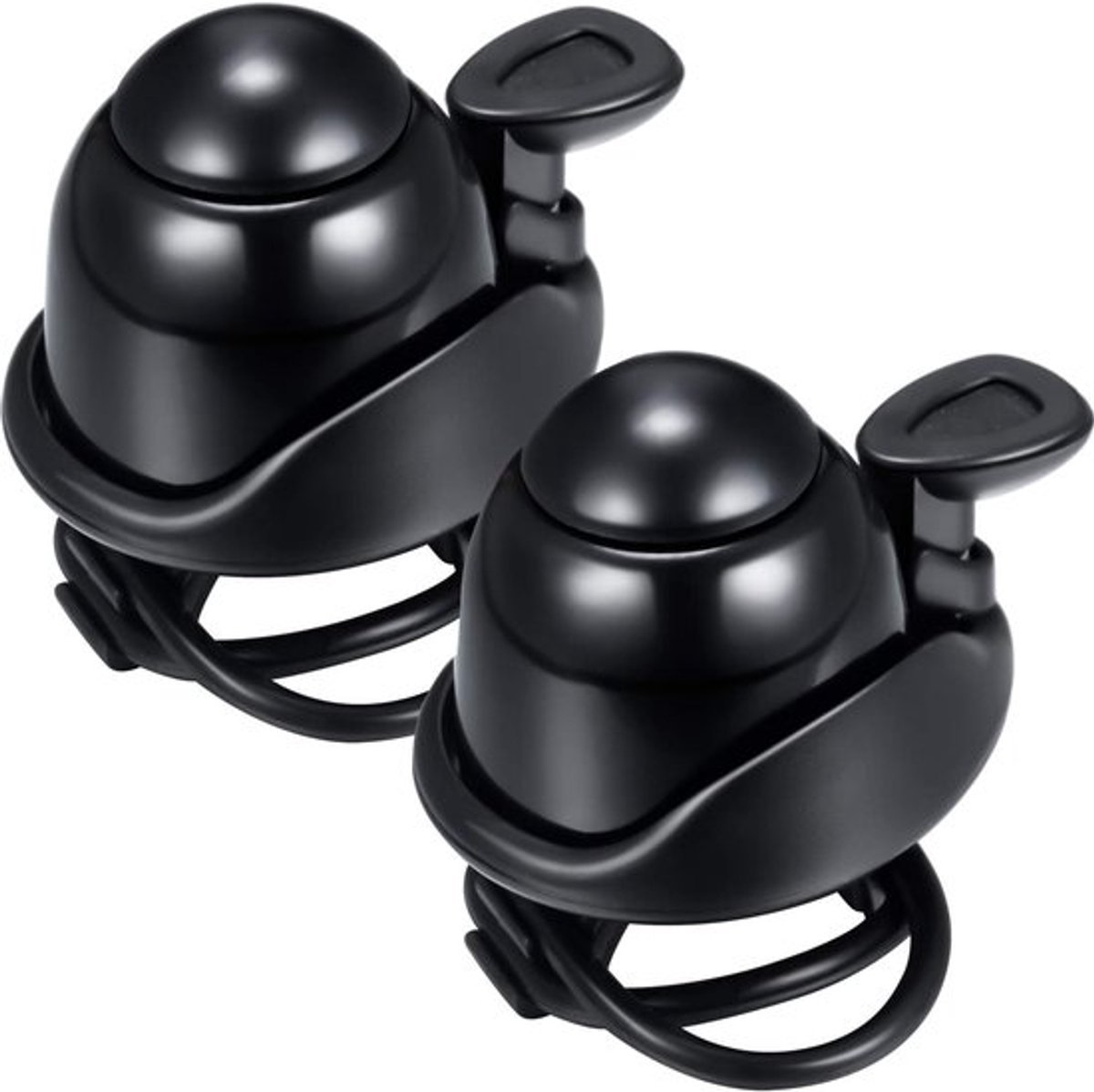 Thijox - 2 Stuks Verstelbare Fietsbel Aluminium Mini Bel met Luid Geluid voor Volwassenen, Kinderen, Racefiets, Mountainbike en Sportfiets