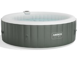 AREBOS Hottub voor Innen en Buiten - 6 Persoons - 130 Luchtstralen - 208 cm - 1000L - Opblaasbaar Bubbelbad Massage