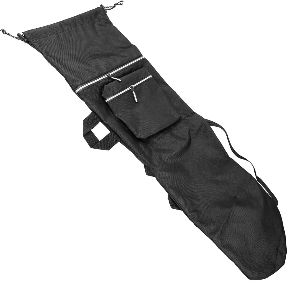 SnelShoppen - Skateboardrugzak, waterdichte schoudertas voor longboards, lichtgewicht yogatas, zwart, perfect voor beginners en reizen