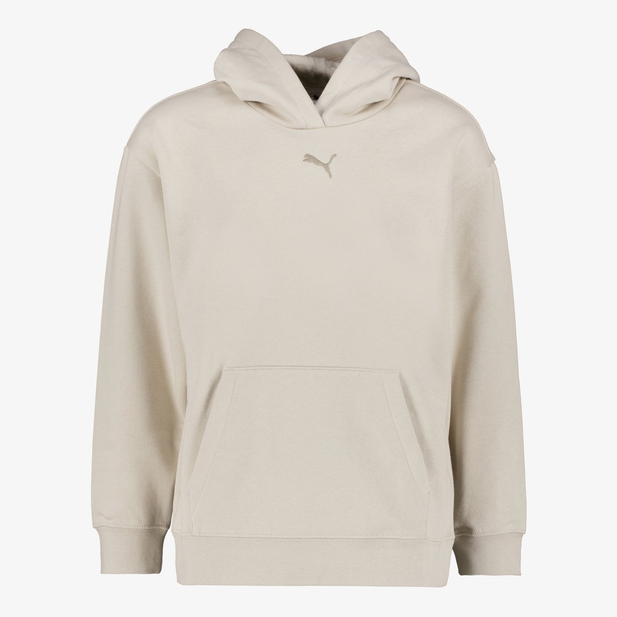 Puma ESS Centered Cat Logo kinder hoodie cremekleurig Beige