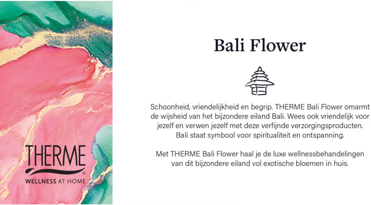 Therme Bali Flower Shower Satin - 3 x 200 ml - Voordeelverpakking
