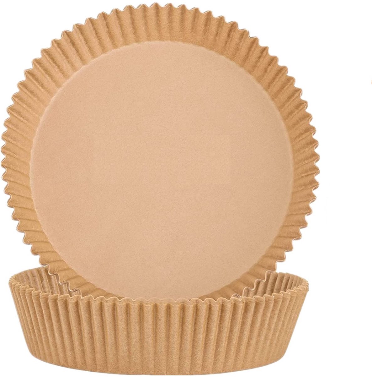 Air Fryer wegwerppapier voor friteuses 50 stuks Bruin
