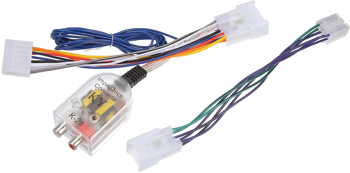 SnelShoppen - Radio Amp Subwoofer Amplifier Plug Play Converter voor Toyota - Eenvoudige Installatie, Hoogwaardige Geluidskwaliteit, Compatibel met Di