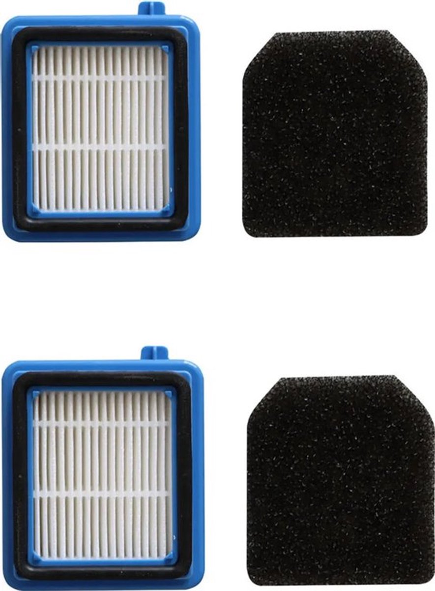 Geschikt voor AEG QX7, QX6 en QX8-2 stofzuigers; vervangingsfilters Geschikt voor AEG ASKW1 filters; inclusief 2 voorfilters en 2 wasbare hygiënische filters.