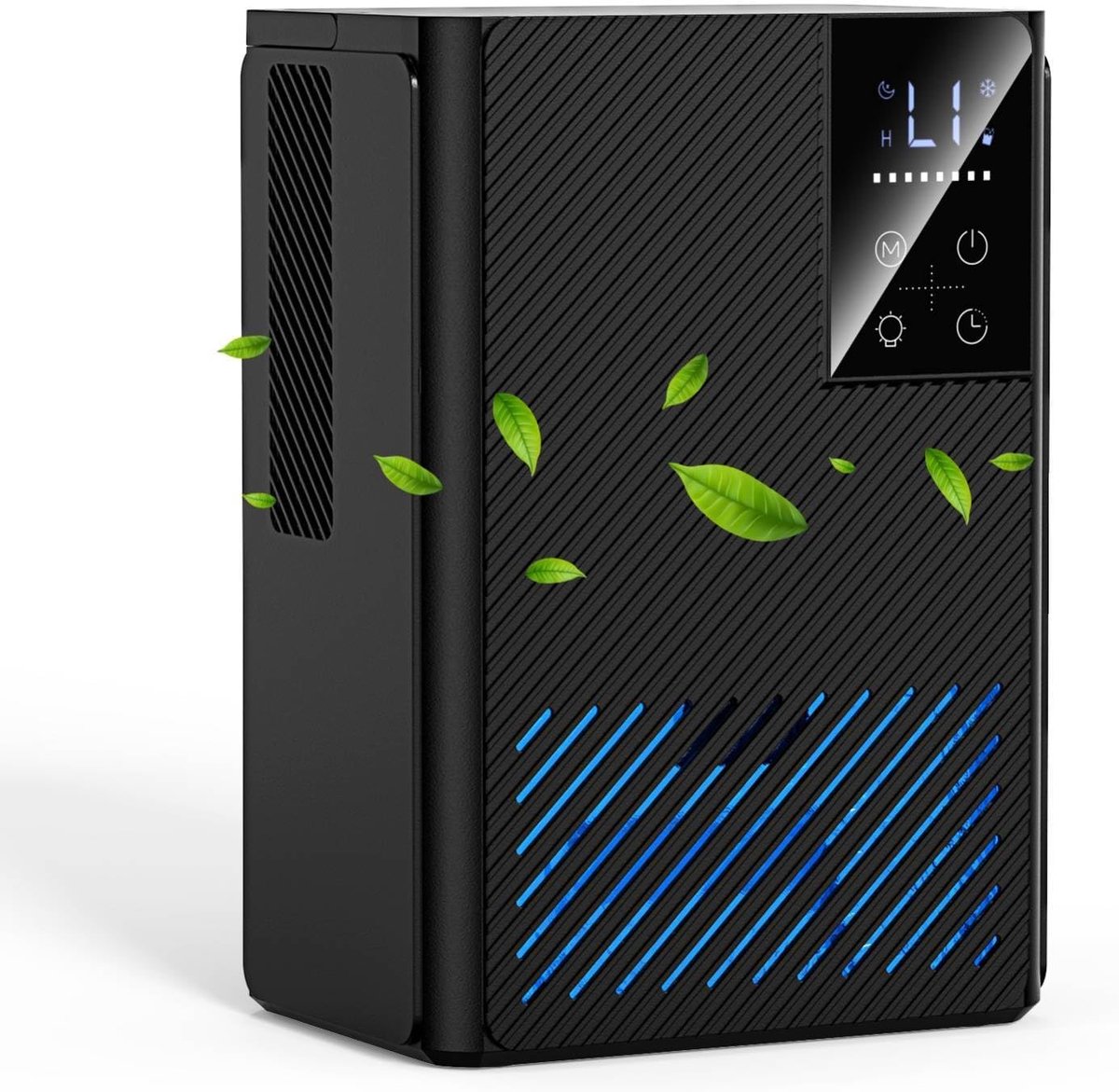 SnelShoppen - Luchtontvochtiger - Nergiezuinige Dehumidifier met Vochtsensor - Verwijdert 600ML/Dag - 2.5L Tank voor Slaapkamer, Kelder, Badkamer, Ant