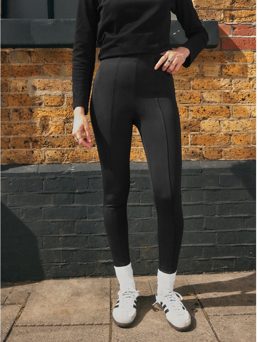 Next - Dames - Legging van ponte-stof - Zwart