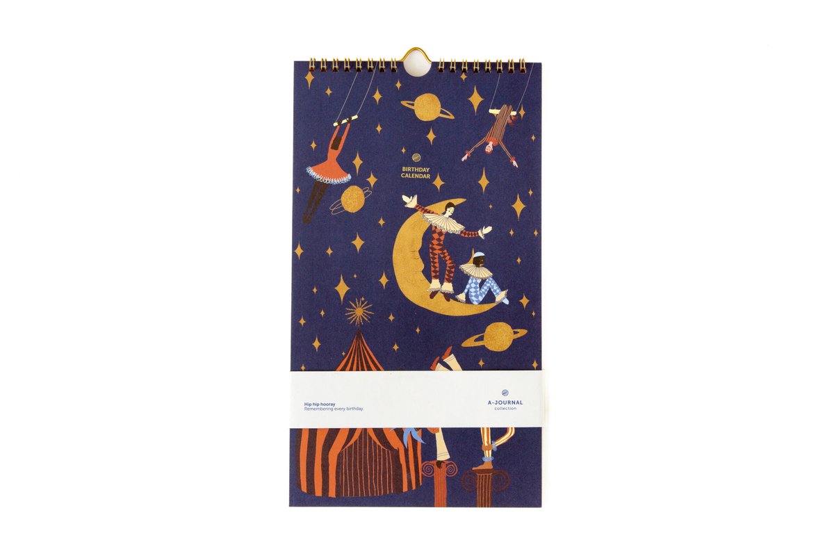 A-Journal Birthday Calendar - Circus