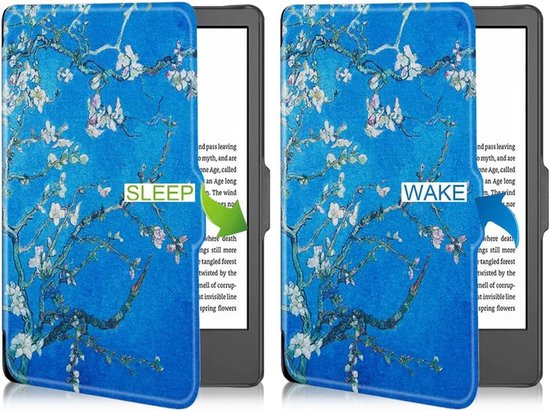 Kobo Clara 2E Hoes - E-reader Cover - Bescherming E-reader - Automatisch Aan/Uit - 6 inch - Van Gogh Amandelbloesem van Kobo — afbeelding 4