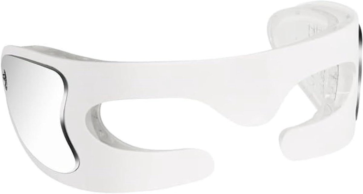 Oogmassageapparaat - Oogontspanner - Oogvermoeidheid Verlichten - Visueel Ontwerp - 300 g - Wit