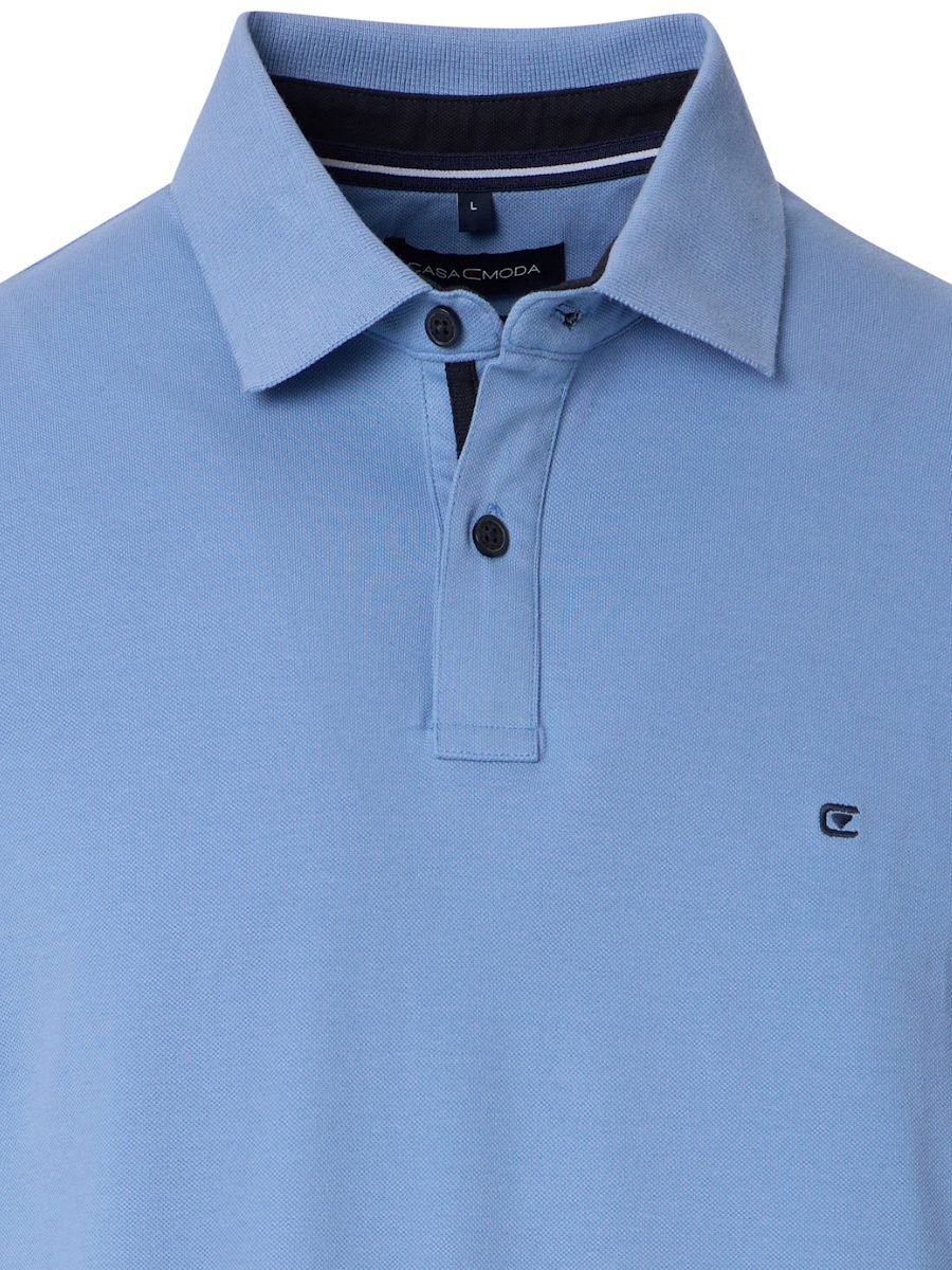 Casa Moda Polo Shirt Comfort Fit Effen Stretch 004470-161 - 3XL