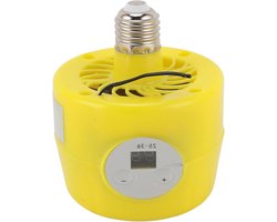 Warmtelamp Reptielen - Verwarming Lamp - Kleine Dieren - Energiebesparend - 220-240 Volt - Zwart