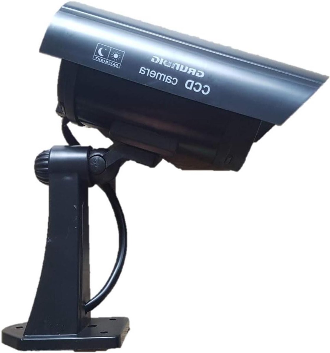 Camera Dummy - Nabootsing Beveiliging - Inbraakpreventie - Knipperend Licht - 21 x 14.5 x 8.5 cm - Zwart
