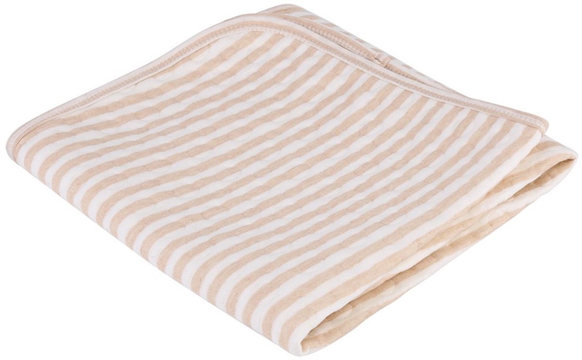 Dailygoods - Baby Verschoonmat van Biokatoen - 50 x 70 cm Koffiebruin