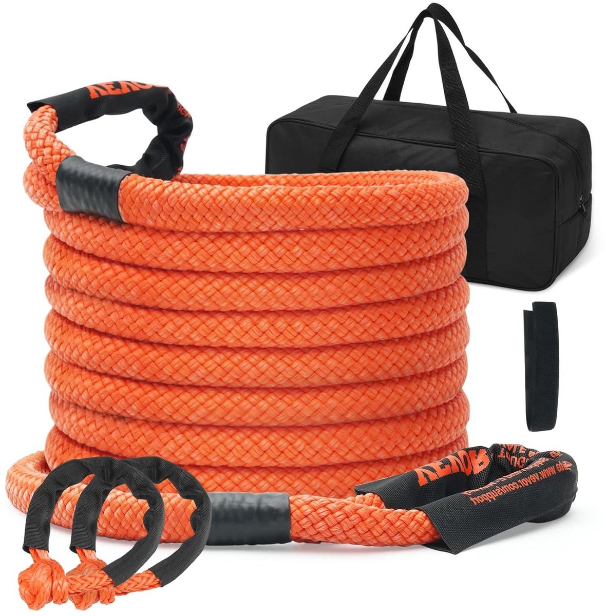 Sleepkabel - Trekkabel Bergingskabel - Voertuigen Slepen - Hoge Breeksterkte - 9.1 meter - Oranje