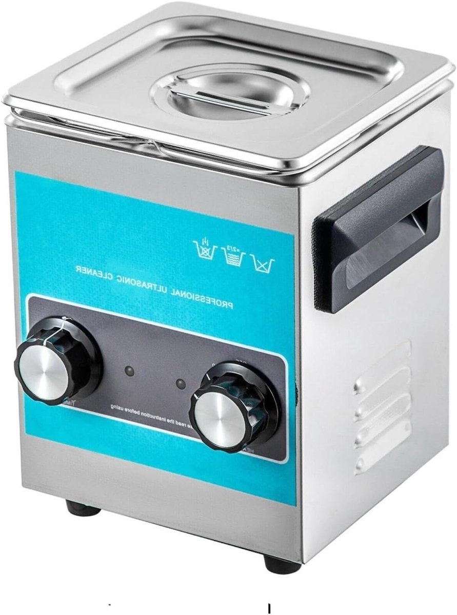 Ultrasone Reiniger - Schoonmaakapparaat - Sieraden Reinigen - Met Verwarming - 2L Tank - Zilver
