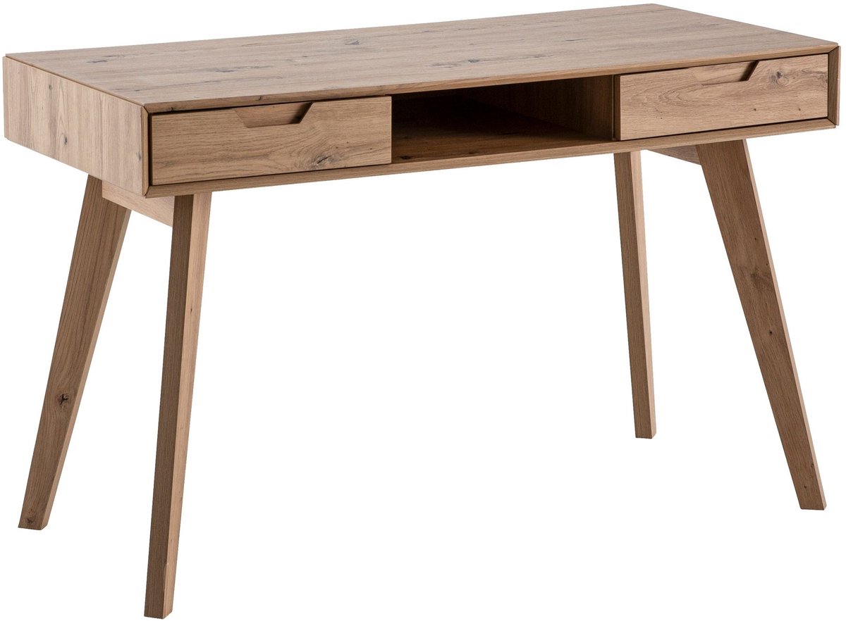 Bureau eiken 120x77x55 cm met laden