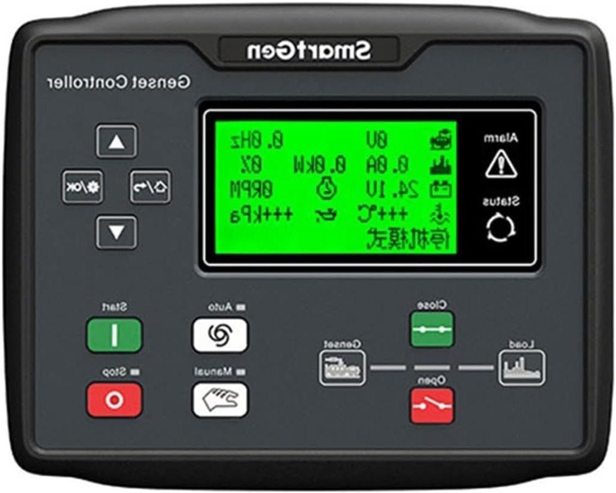 Diesel Generator Controller - Motor Controle Module - Automatisch Starten - Real-time Status Weergave - 240mm x 181.1mm - Niet gespecificeerd