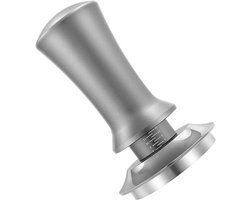 Koffie Tamper - Koffie Sabotage - Koffie Zetten - Verstelbare Diepte - 53 mm - Zilver