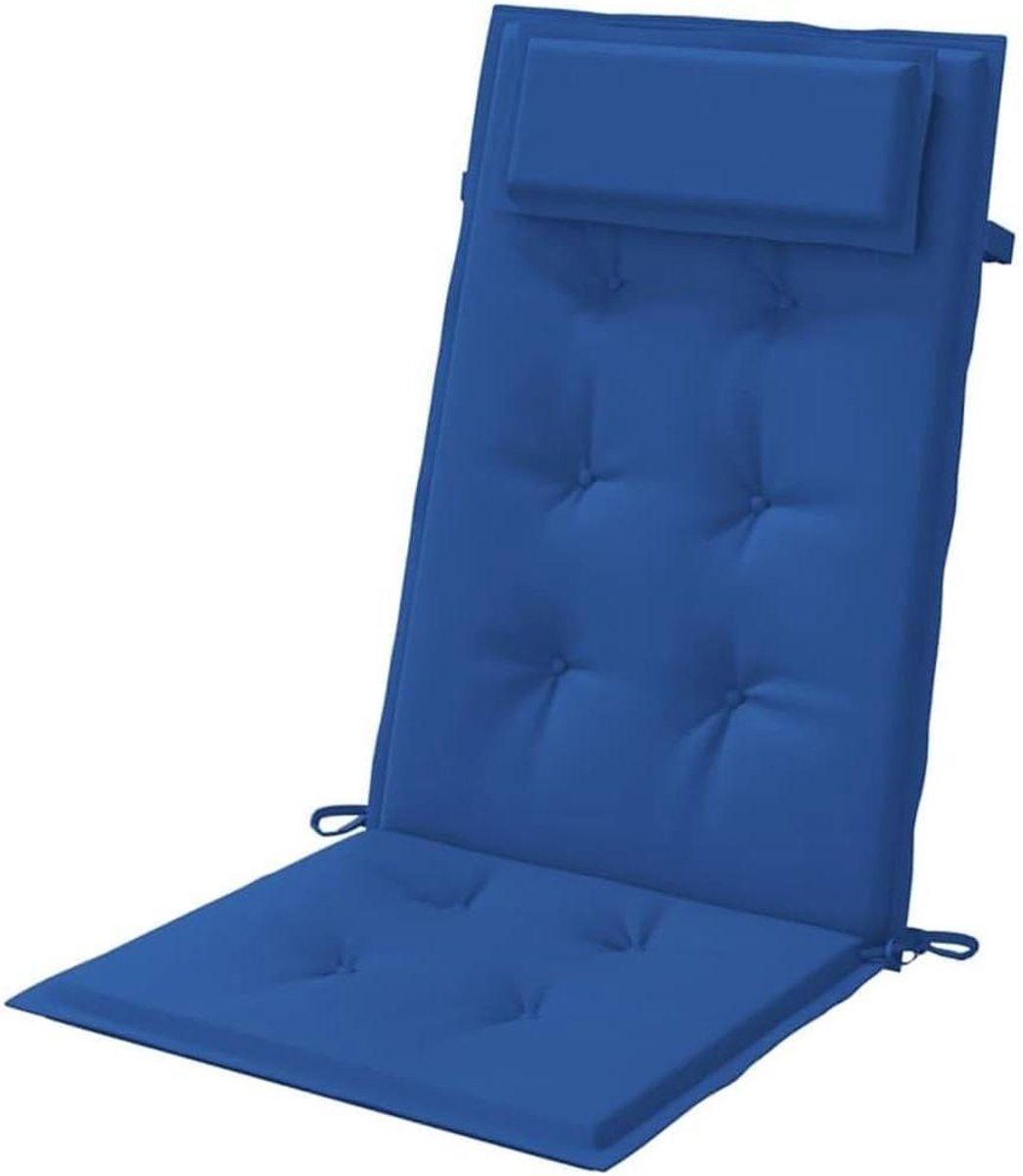 Tuinkussen Set - Stoelkussen Hoge Rug - Buiten Zitten - Waterafstotend Oxford Stof - 120x50 cm - Groen