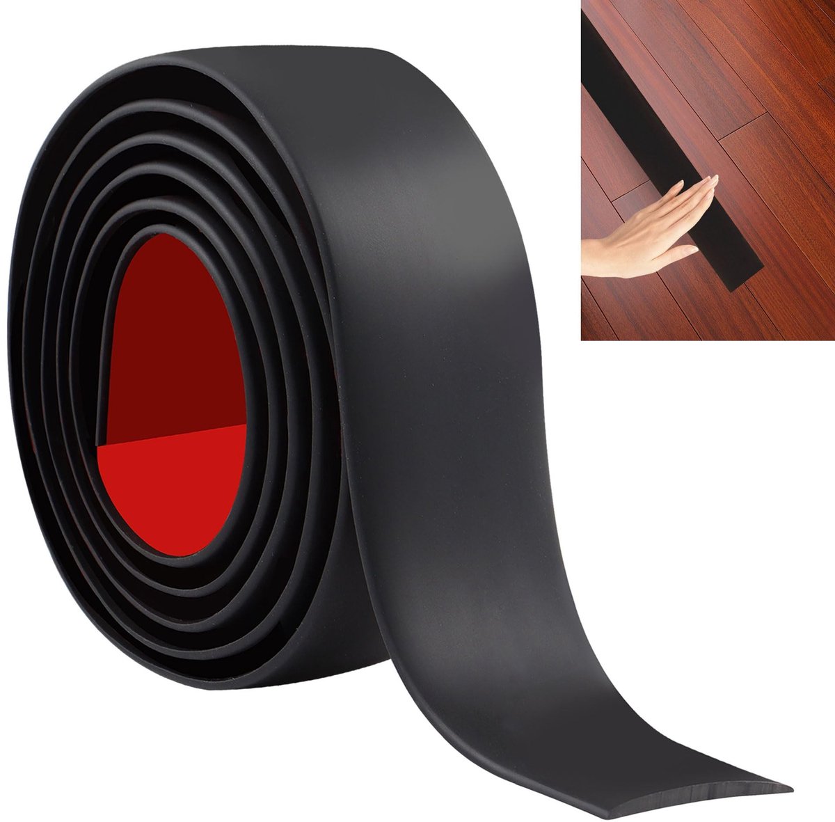 Dailygoods- Drempelstrip 200cm - Zelfklevend - Laminaatvloer/Tegels - Tapijtrand - Overgan