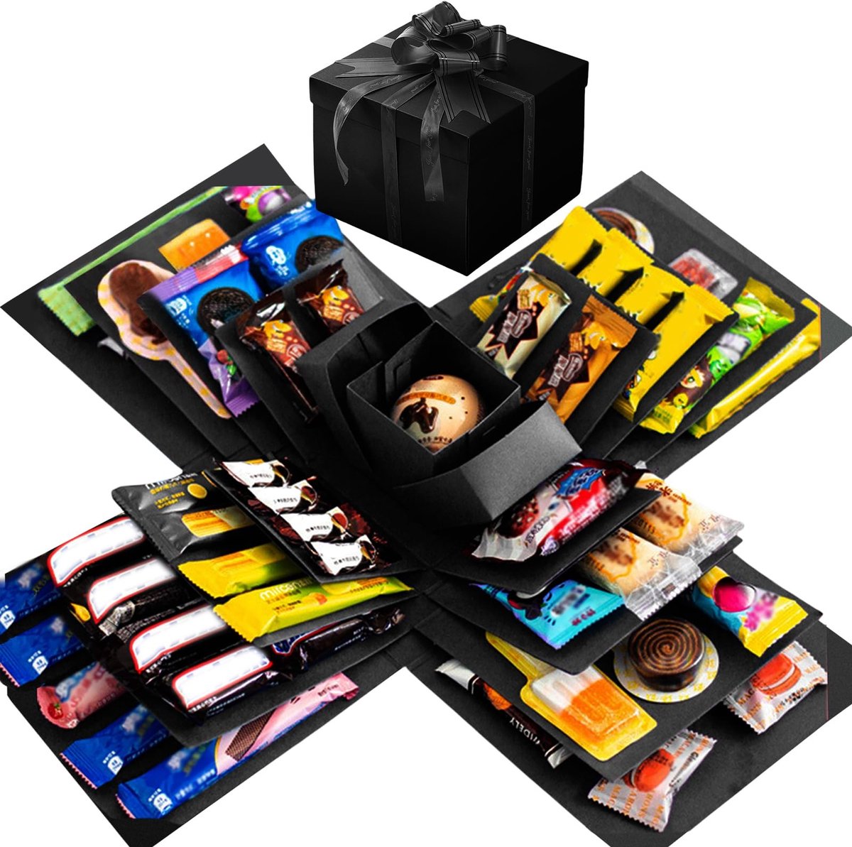 Dailygoods- Verrassingsdoos 5-laags - Creatieve Geschenkdoos - Doe-het-zelf - Voor Valentijnsdag - Verjaardag - Trouwdag - Hoogwaardig Papier - Cadeaubox